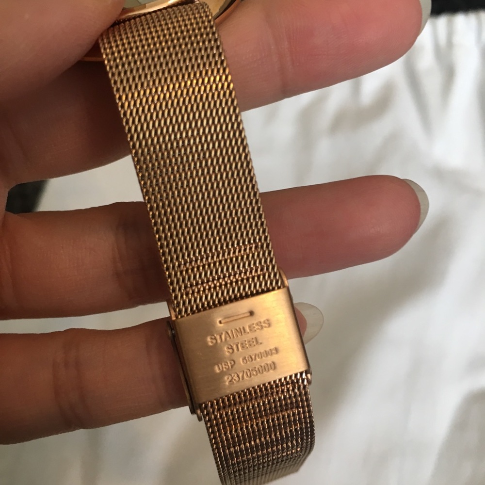 Skagen Rose Gold Stainless Steel Bracelet Watch - Picture 5 of 7